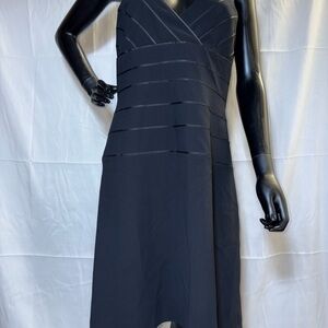 Jones New York Black Long Sleeve Dress